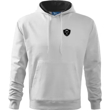 Pánská mikina Golf emblem - Mikina pánská Cape s kapucí - 5XL ( Bílá )