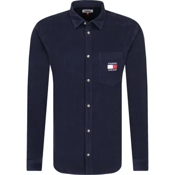 Pánská košile Tommy Jeans Manšestr košile TJM CORD | Barva:tmavě modrá | Velikost:M