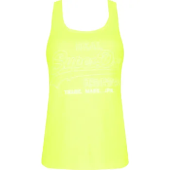 Dámské tričko Superdry Top Outline Pop Entry Vest | Barva:žlutý | Velikost:S