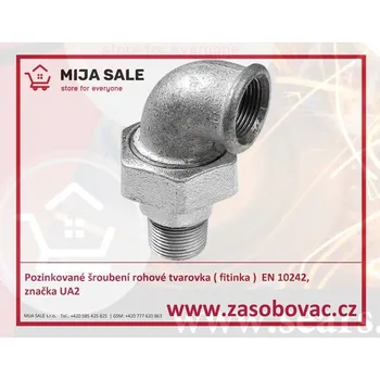Fitinka 097 MF - 5/4"(1-1/4") - Pozinkované šroubení rohové tvarovka ( fitinka ) , značka UA2