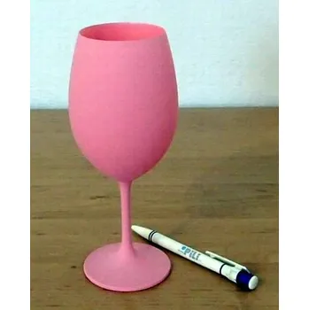 Sklenice Pohár Klara 0,35 l růžová