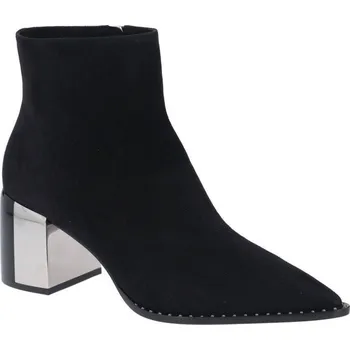 Dámské holínky Casadei Kůžoné kotníkové boty CAMOSCIO | Barva:černý | Velikost:36