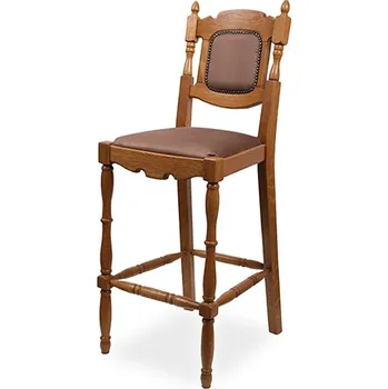 Barová židle IBA Dřevěná barová židle Carpati Varianta: Hnědá