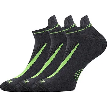 Pánské ponožky 3PACK ponožky VoXX tmavě šedé (Rex 10) L Možnost vrácení zboží ZDARMA do 120 dnů!