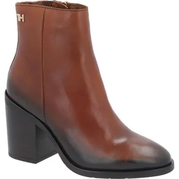 Dámské holínky Tommy Hilfiger Kůžoné kotníkové boty | Barva:bronzově hnědý | Velikost:38