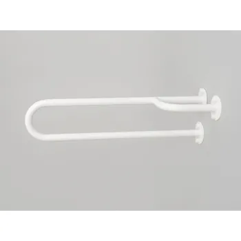 Madlo do koupelny Wela pevné madlo invalidní k umyvadlu BÍLÉ PRAVÉ PREMIUM domadlo 4015843 Délka: 90 cm, Průměr: 25 mm