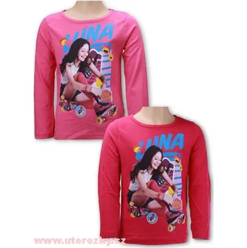 Dívčí tričko Tričko dlouhý rukáv Soy Luna > varianta 124 sv.růžová >velikost 116