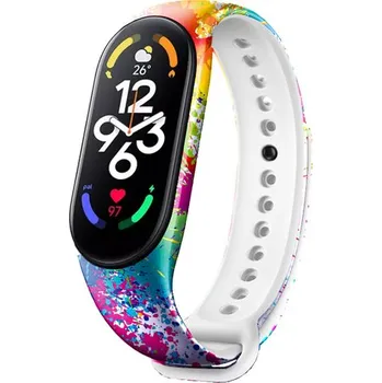 Sportovní měřič Xiaomi Grafik - Mi Band 7 náhradní náramek MBSCZ-7GR