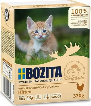 Krmivo pro kočku BOZITA Cat Kitten kuřecí kousky v omáčce 370 g