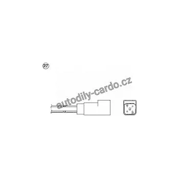 Lambda sonda Lambda sonda NGK OZA448-E12 - FORD