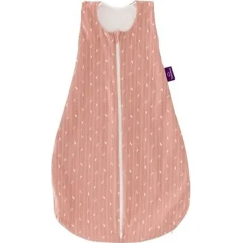Spacák Träumeland spací pytel Gots Liebmich - Blätter rosa, 90 cm