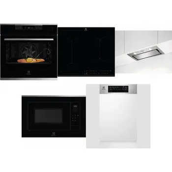 Set domácích spotřebičů ELECTROLUX KOBCS31X + ELECTROLUX EIV634 + ELECTROLUX LFG716X + ELECTROLUX LMS4253TMX + ELECTROLUX EEM43300IX