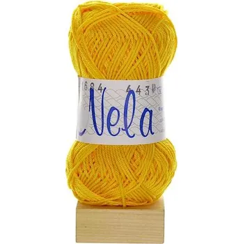 Příze Niťárna Česká Třebová Nela sytě žlutá 1684