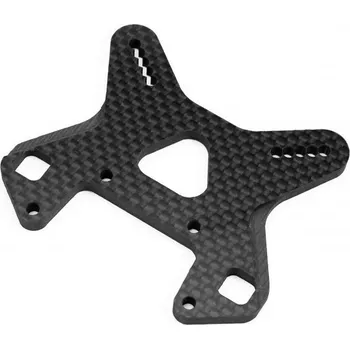 RC náhradní díl Ultimate Racing Ultimate Mugen MBX-8R uhlíkový držák/parohy předních olejových tlumičů, 4mm, 1 ks - expresní doprava