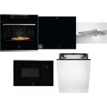 Set domácích spotřebičů ELECTROLUX KOBCS31X + ELECTROLUX LIR60433B + ELECTROLUX LFP326S + ELECTROLUX LMS4253TMX + ELECTROLUX EEA27200L
