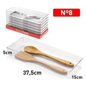 Úložný box Kuchyňský organizér číslo 8; 15x37,5x5cm; plast