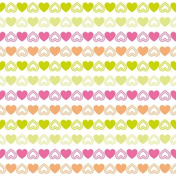 Šusťákovina KENT, potisk srdíčka. vzor 42, látka metráž