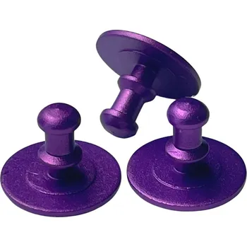 Příslušenství k chytrým hodinkám Zapínací Cvoček pro Mi band kovový fialový