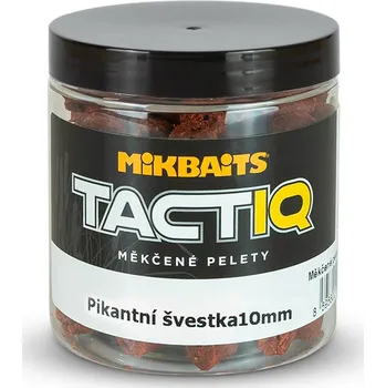 MIKBAITS TactiQ měkčené pelety 250ml - Pikantní švestka 10mm
