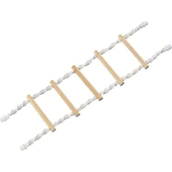 Příslušenství ke kleci pro ptáka Nobby bavlněný žebřík do klece pro papoušky 72x20cm