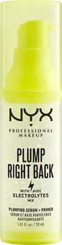 Podkladová báze na tvář NYX Professional Makeup Plump Right Back podkladová báze a sérum 30 ml