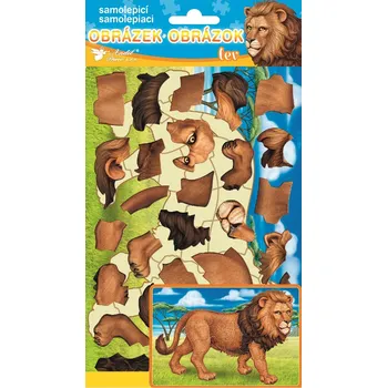 Mozaiková sada Mozaika - samolepící skládačka - Lev