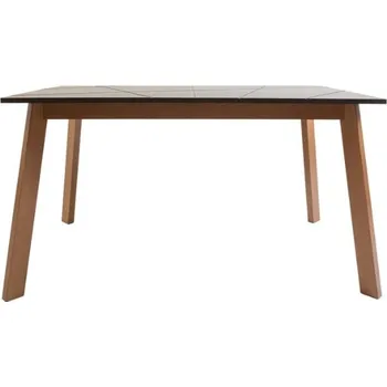 Jídelní stůl FORN STO jídelní stůl, dub stirling/černý mat