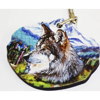 Amadea Přívěsek na klíče - hlava vlka