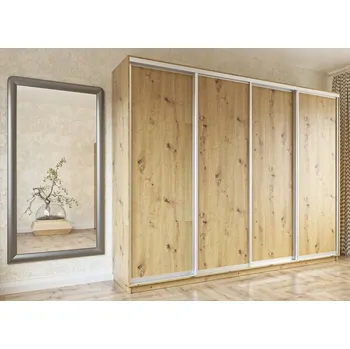 Šatní skříň Skříň Lambda 300/220cm - Skříň s posuvnými dveřmi