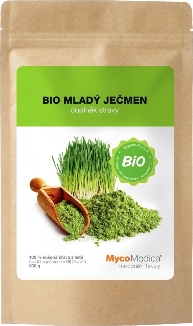 MycoMedica Mladý ječmen BIO 200 g