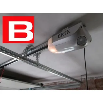 Pohon brány ERTE 4015-800 Nm SK11-řetěz/do plochy 10m2/ WIFI ovládání přes aplikaci stropní pohon pro garážová sekční a výklopná vrata v sadě 2 kusy dálkových ovladačů Barva: šedostříbrná