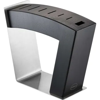 Stojan na nože Blok na nože MoveX černý prázdný - RÖSLE (Blok na nože 6ks prázdný černý - RÖSLE)