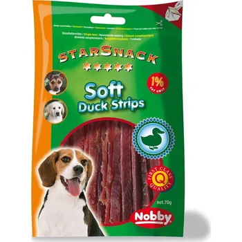 Pamlsek pro psa Nobby StarSnack pamlsek pro psy kachní měkké plátky 70g