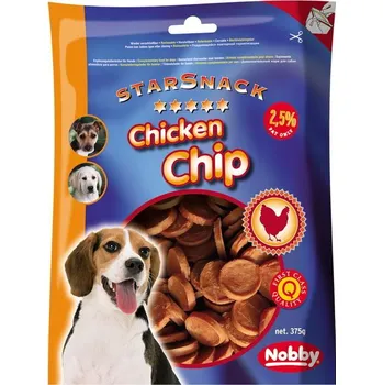 Pamlsek pro psa Nobby StarSnack Chicken Chip kuřecí dukátky 375g