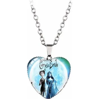 Seriál Tim Burton - náhrdelník Mrtvá nevěsta Viktor a Emily varianta 1