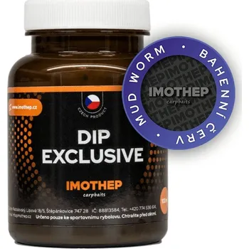 Návnadové aroma Dip Exclusive bahenní červ 100ml (Tekutý dip s příchutí bahenního červa.)