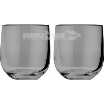 Sklenice Sklenice šedá 30cl 2ks