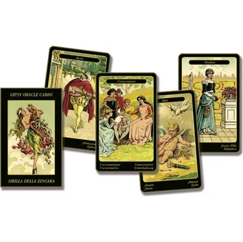 Vykládací cikánské karty + brožura 52 ks
