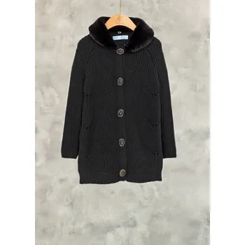 Dívčí mikina Abel and Lula Luxusní svetr, kardigen abel a lula 5823 černý Rozměr: 110