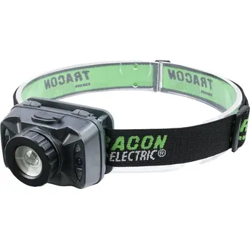 Čelovka Tracon HL300B Čelová svítilna s akumulátorem,se snímačem pohybu 10 W, 600 lm, 5 h, 3,7 V, 1800 mAh, Li-Po (Tracon HL300B)
