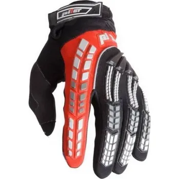 Moto rukavice Dětské moto rukavice Pilot na minicross pro dítě červené