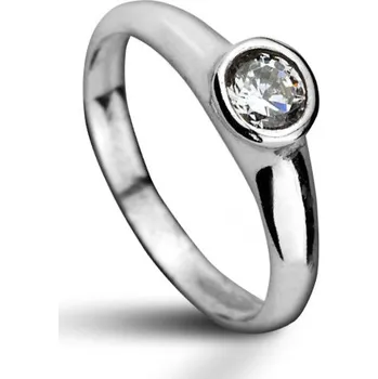 Prsten Šperky4U Stříbrný prsten se zirkonem, vel. 51 - velikost 51 - CS2022-51