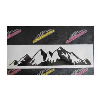 Samolepící dekorace SAMOLEPKA Krajina hory 021 pravá (17 - šedá) NA AUTO, NÁLEPKA, FÓLIE, POLEP, TUNING, VLASTNÍ TEXT, TISK, AUTOSAMOLEPKY.cz, POLEPY, OBRÁZEK, LOGO, SAMOLEPKY