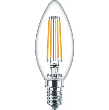 Žárovka Svíčková LED žárovka PHILIPS CorePro LEDCandle ND 6.5-60W B35 E14 840 CL G
