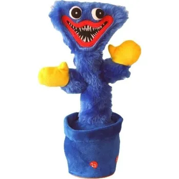 plyšák Plyšový tančící a opakující Huggy Wuggy - modrý