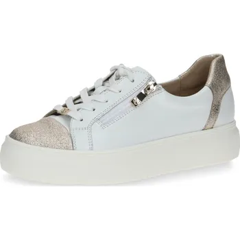 Dámské tenisky Dámské kožené tenisky 9-9-23757-20-129 Caprice bílé Barva: white softna.c, Velikost: 37