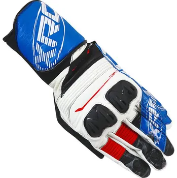 Moto rukavice Rukavice na moto XRC TUMP GT7 WHT/BLUE/RED men gloves vel. S