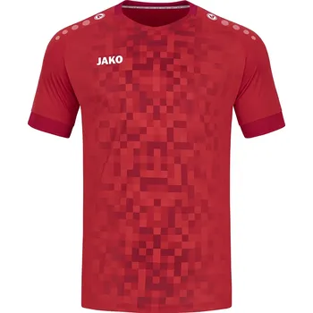 JAKO Dres Pixel kr. rukáv červená