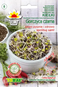 Semeno Toraf Hořčice černá semínka na klíčení 20 g