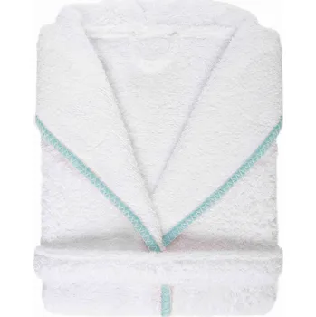 Dámský župan Sorema New Plus Kids 400 gsm Modrý lem - Aruba - Kids 4/5 let